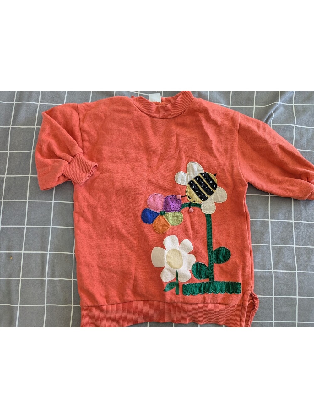 Next orange bee floral sweatshirt
